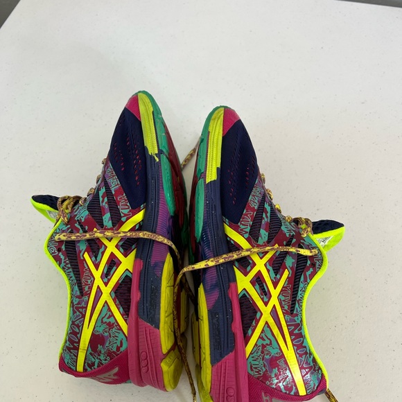 Asics WMNS Gel-Noosa Tri 9 1/2 Purple Yellow T580N-4907 - Picture 10 of 12